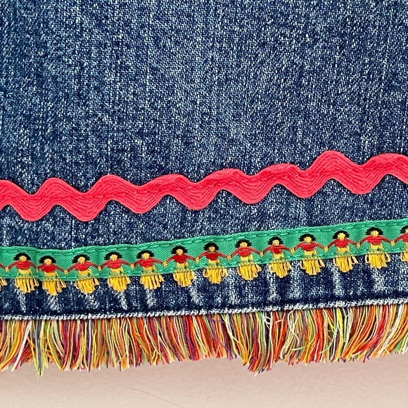 Vintage No Excuses Denim Skirt - Picture 4 of 7